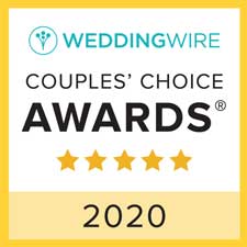 A couple 's choice award for wedding wire 2 0 2 0