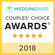 A couple 's choice award for wedding wire 2 0 1 8